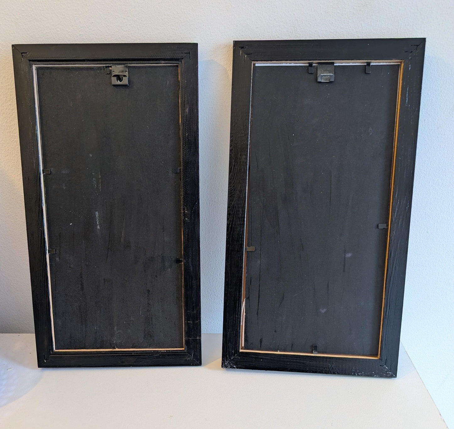 Gothic Wall Hanging Photo Frames with Crow Skulls, Creepy Home Decor
