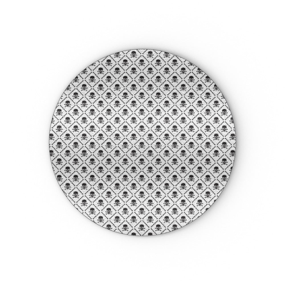Skull and Crossbones Glass Chopping Board - Oh My Gothness