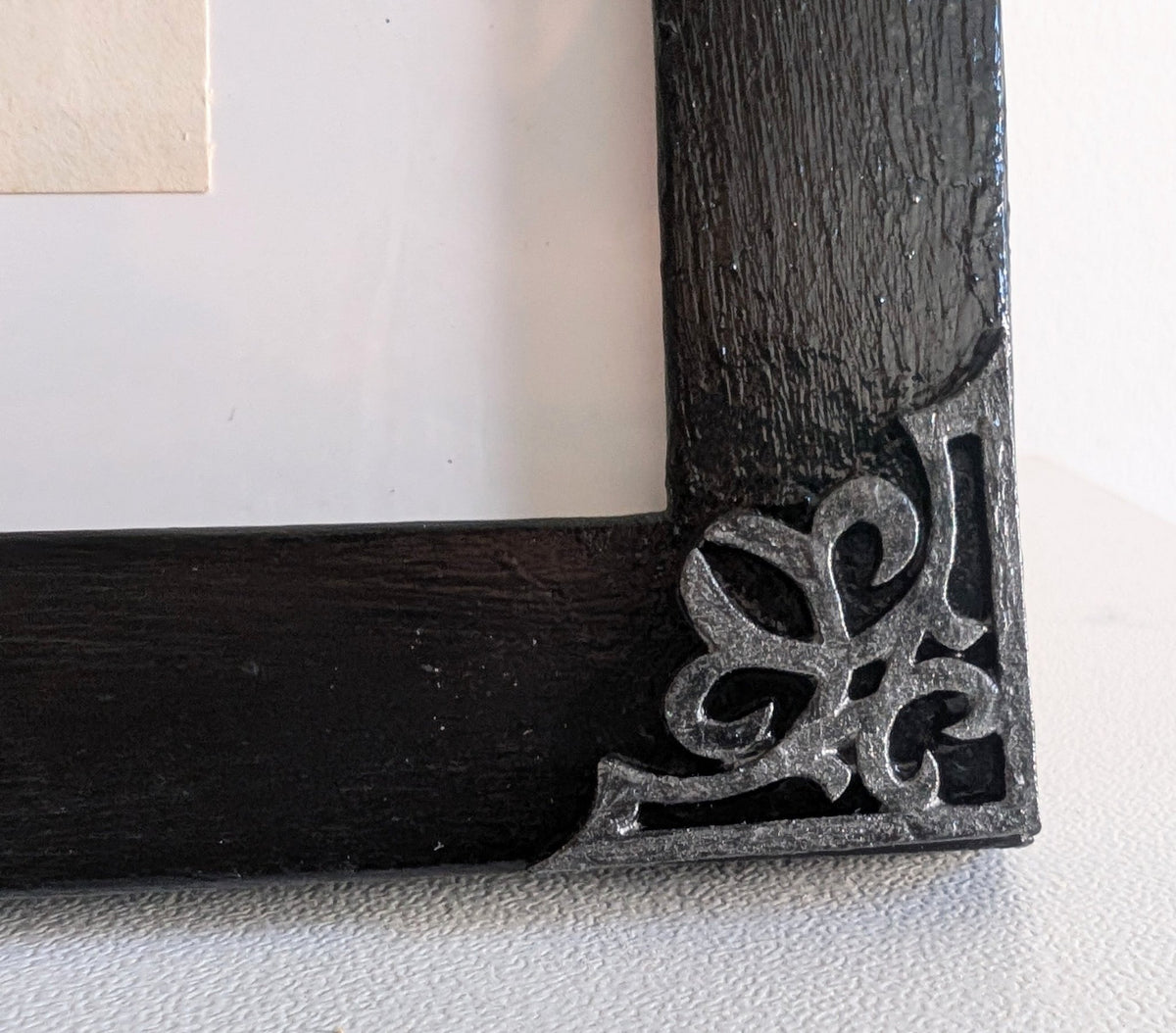 9 x 12" Certificate / Picture Frame / Art Display Black and Silver, Simple Gothic Home Decor - Oh My Gothness