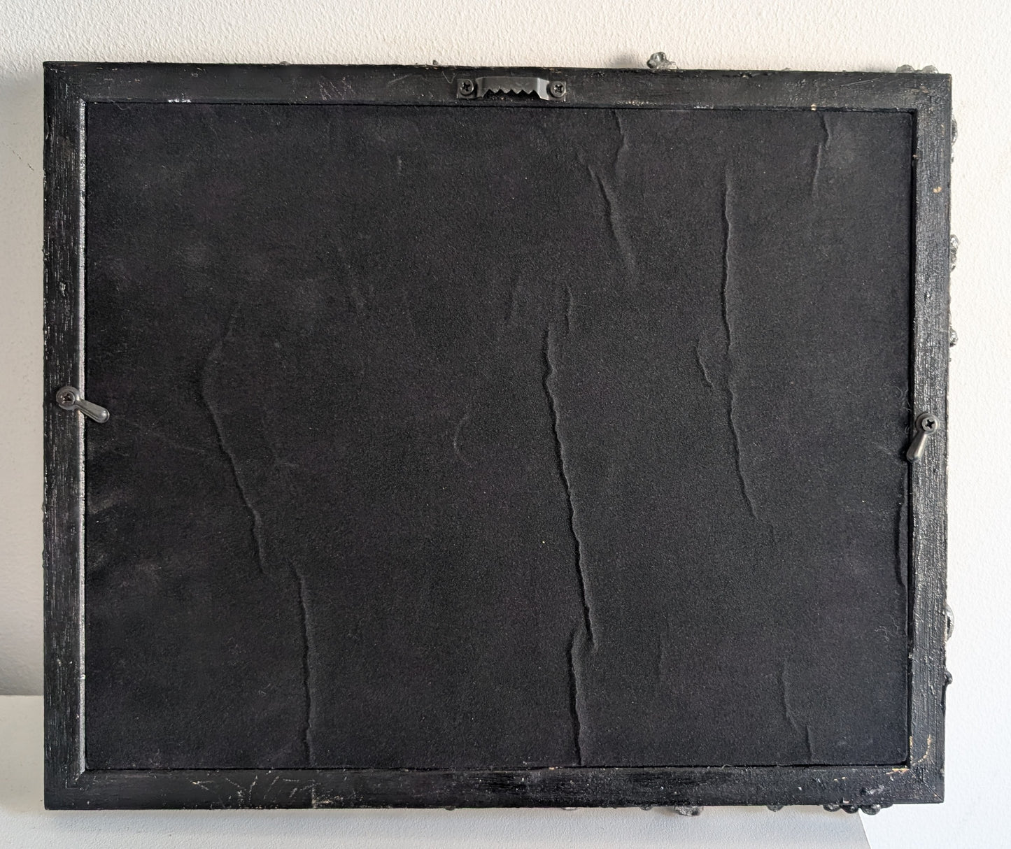 12" x 10" Chunky Blackened Silver Gothic Inspired Horror Picture Frame Landscape Home Decor Gift