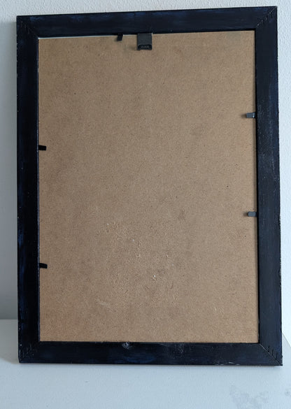 A4 8 x 12" Dark Blue & Gold Celestial Certificate/ Art Display Picture frame.
