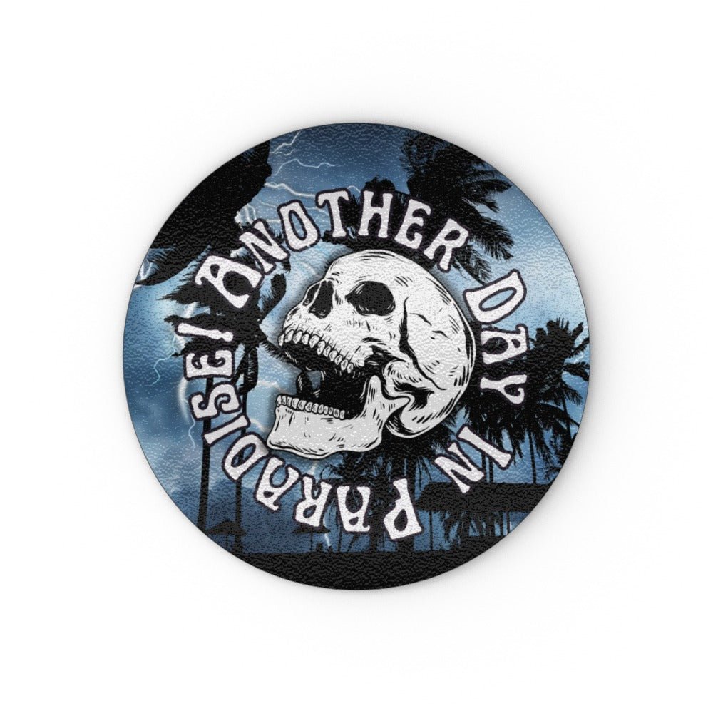 Another Day In Paradise Glass Chopping Board - Oh My Gothness