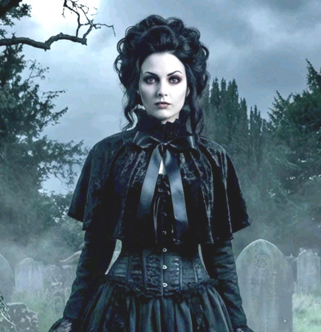 Black Velvet Capelet, Black Lace Trim - Victorian Steampunk Costume CP61 - Oh My Gothness