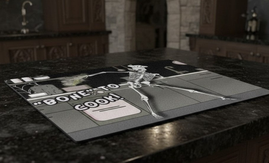 Bone to Cook! Tempered Glass Chopping Board - Oh My Gothness