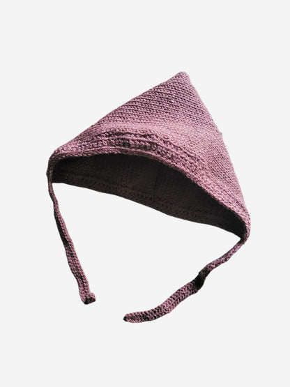 Brown Knitted Pixie Bonnet: Handmade Forest Elf Hat - Oh My Gothness