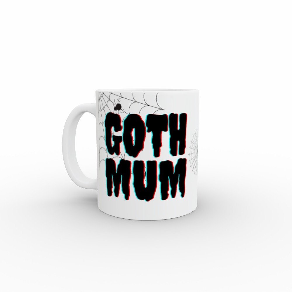 Ceramic Mug 11oz Gift Boxed Goth Mum Funky Gothic Decor Mothers Day Birthday - Oh My Gothness