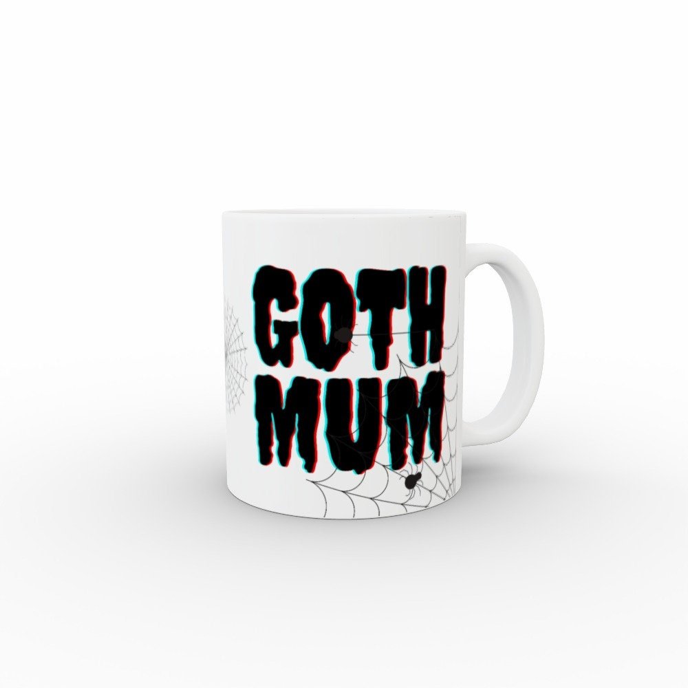 Ceramic Mug 11oz Gift Boxed Goth Mum Funky Gothic Decor Mothers Day Birthday - Oh My Gothness