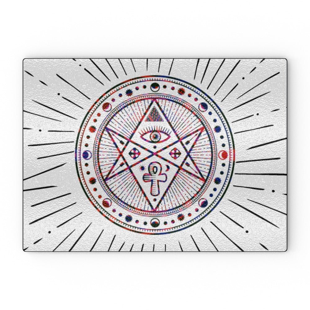 Hexxed! Glass Chopping Board - Oh My Gothness