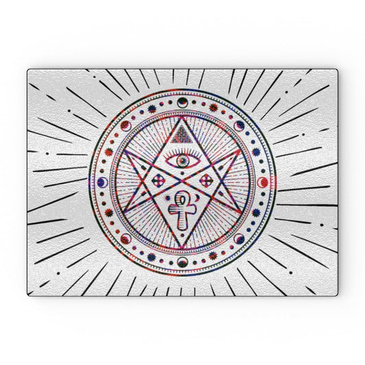 Hexxed! Glass Chopping Board - Oh My Gothness