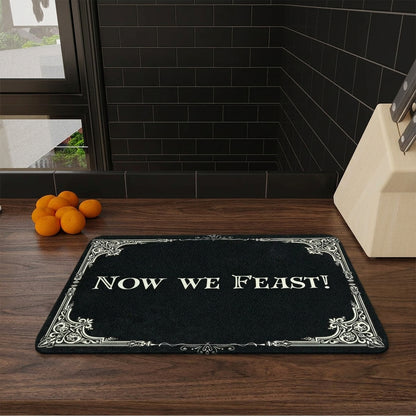 Tempered Glass Heat-Proof Chopping Cutting Board - Large - Now We Feast - Kitchen Spooky Horror Decor Accessory