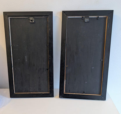 Gothic Wall Hanging Photo Frames with Crow Skulls, Creepy Home Decor