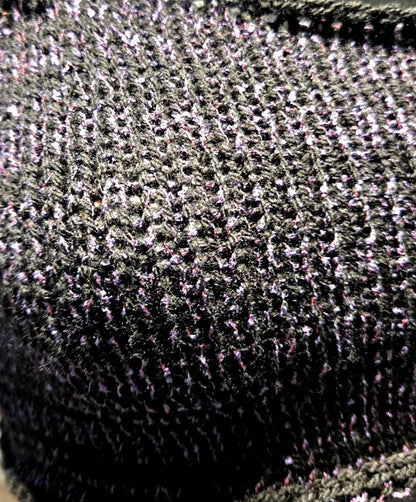 Knitted Emo Vest Top Purple Black Festival Summer Gothic Size 8 - 12 Punk VS2