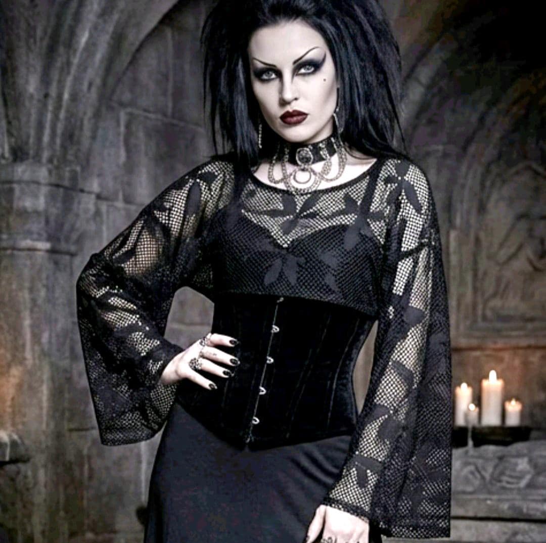 Black Lace Poncho Shrug - Gothic - Cover Up - Whitby