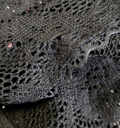 Black Thick Lace Veil Mantilla Victorian Catholic Gothic Bride Costume
