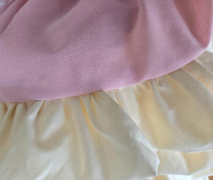 Pink Lemon Blue Sweet Lolita Kawaii Skirt - Frills Bows Kei Size 8 - 10 (UK)