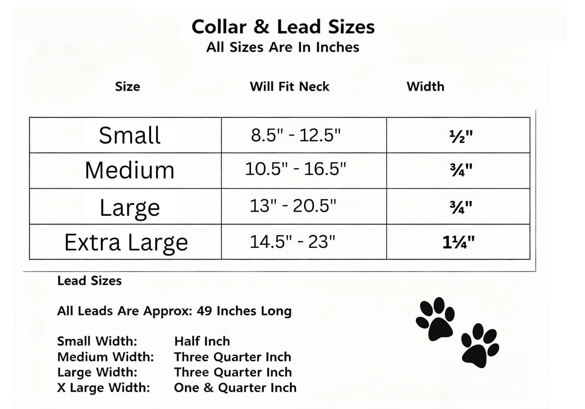 Rainbow Pride Dog Collar And Lead Set - Medium -  Matching Leash Set