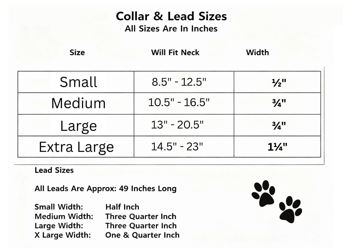 Black White Skulls Dog Collar And Lead Set - Medium -  Matching Leash Set - Gothic