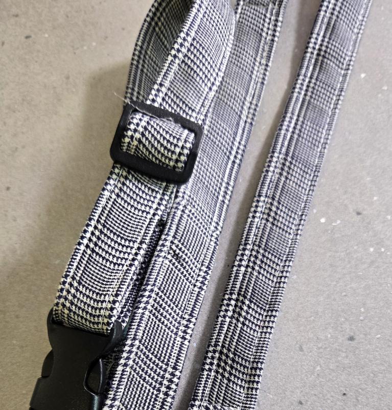 Black White Prince of Wales Check Dog Collar And Lead Set - Medium -  Matching Leash Set