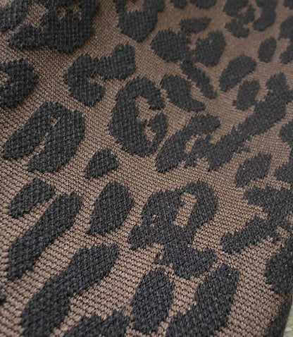 Brown Leopard Print Stretch Arm Warmers , Gothic Victorian Sleeves Costume