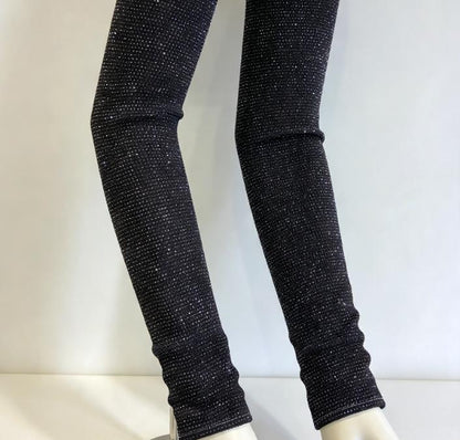 Black Glitter Stretch Arm Warmers , Gothic Victorian Sleeves Costume
