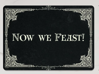 Tempered Glass Heat-Proof Chopping Cutting Board - Large - Now We Feast - Kitchen Spooky Horror Decor Accessory