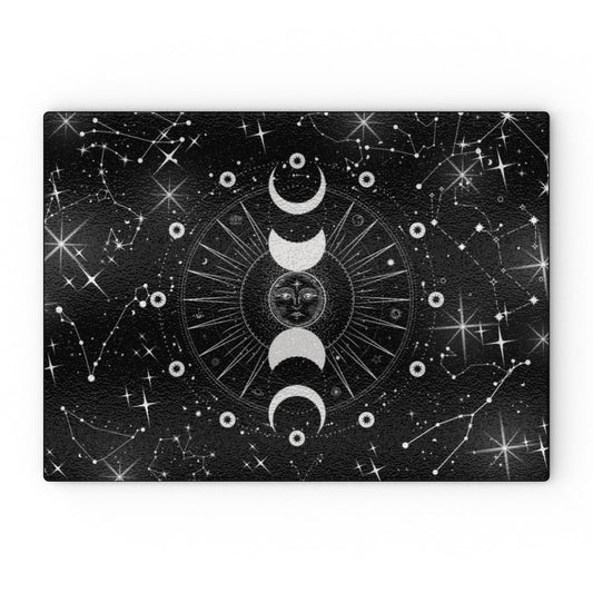 Mono Constellation Zodiac Chopping Board - Oh My Gothness