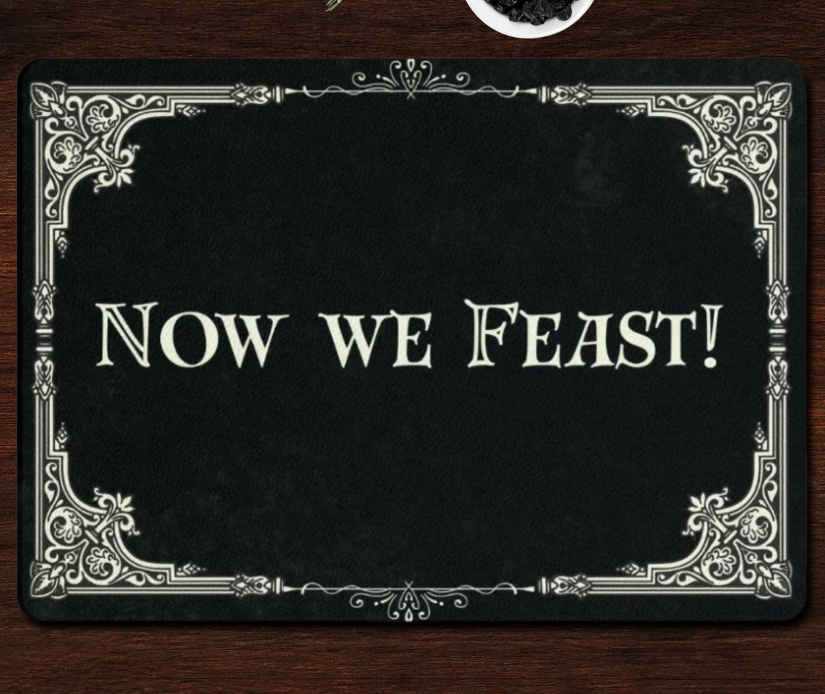 Tempered Glass Heat-Proof Chopping Cutting Board - Large - Now We Feast - Kitchen Spooky Horror Decor Accessory