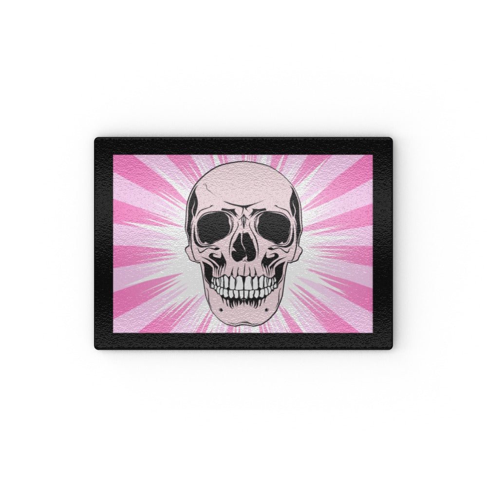 Pink Candy Bang Skull Chopping Board - Oh My Gothness
