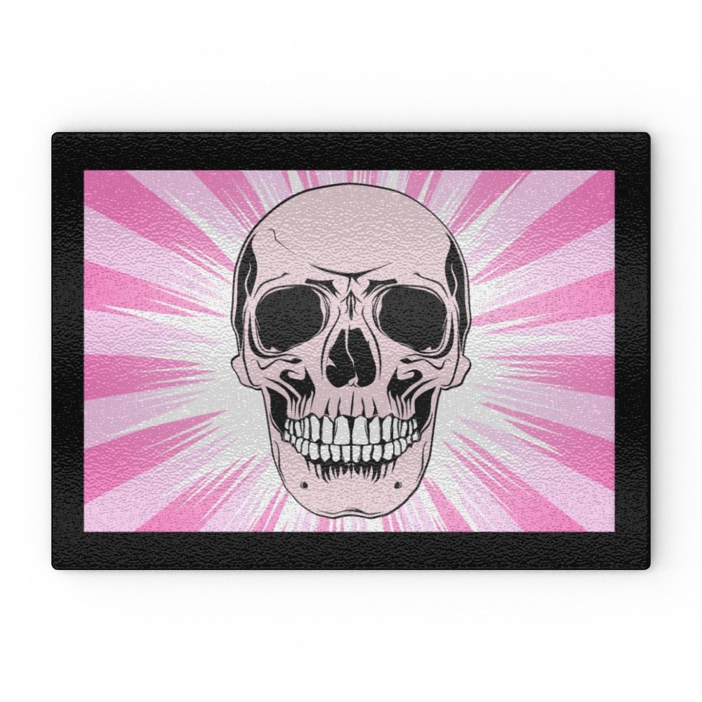 Pink Candy Bang Skull Chopping Board - Oh My Gothness
