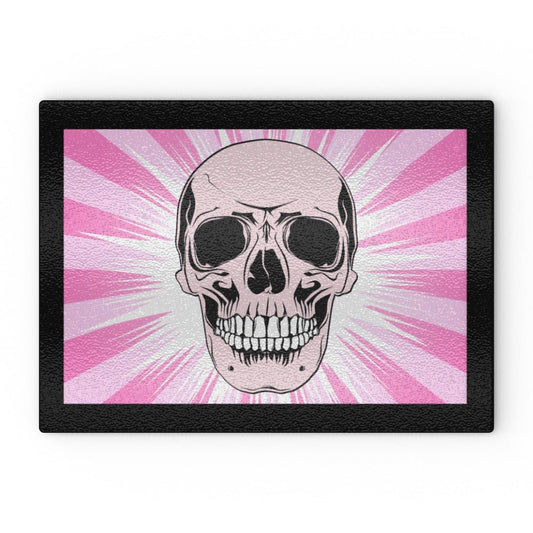 Pink Candy Bang Skull Chopping Board - Oh My Gothness