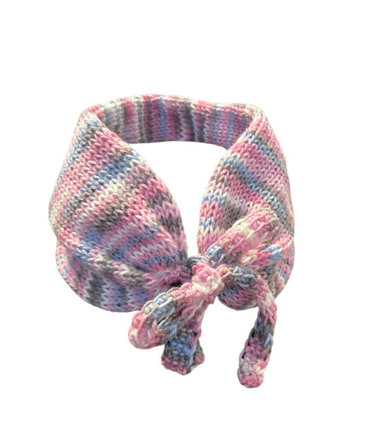 Pink Lilac White Knitted Snood Neck Warmer Autumn Winter Cosy Scarf Free Size NK1 - Oh My Gothness