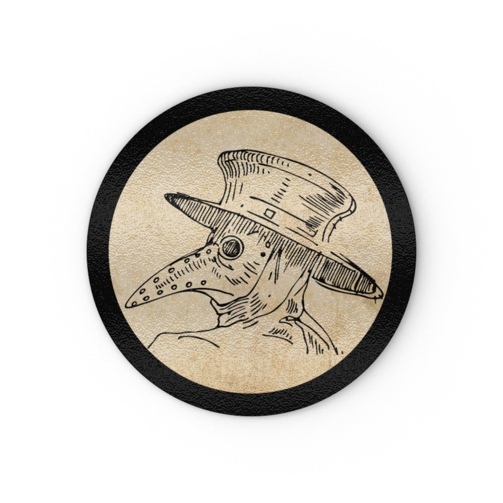 Plague Doctor Glass Chopping Board - Oh My Gothness