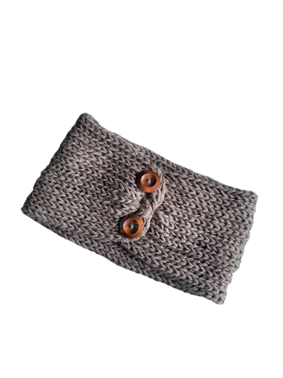 Pure Wool Light Brown Snood Neck Warmer 100% Virgin Wool Slip Over Head Autumn Winter Gift Cosy Warm Cowl Free Size SC9 - Oh My Gothness