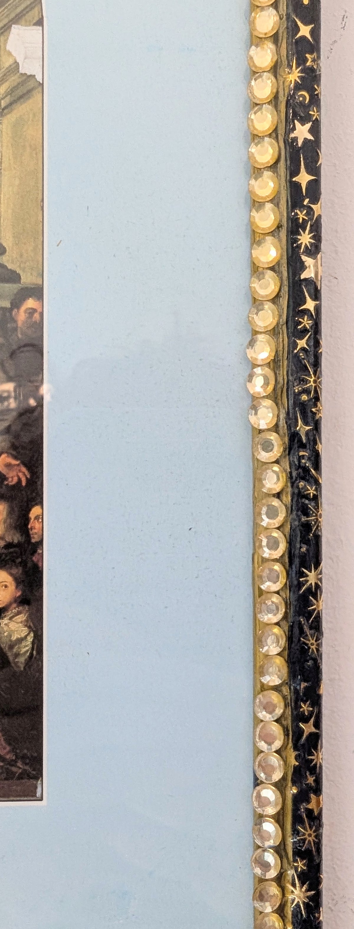 8" x 12" A4 Certificate/ Diploma Blue & Gold Celestial Display Frame. Home Decor
