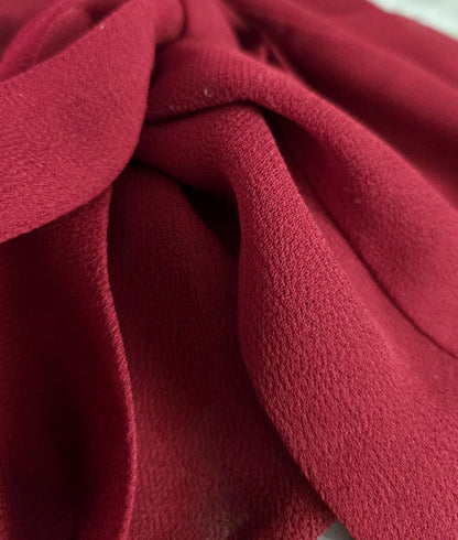 Sheer Deep Red Cravat Tie, Pussy Bow - Steampunk Victorian Costume Wedding - Oh My Gothness