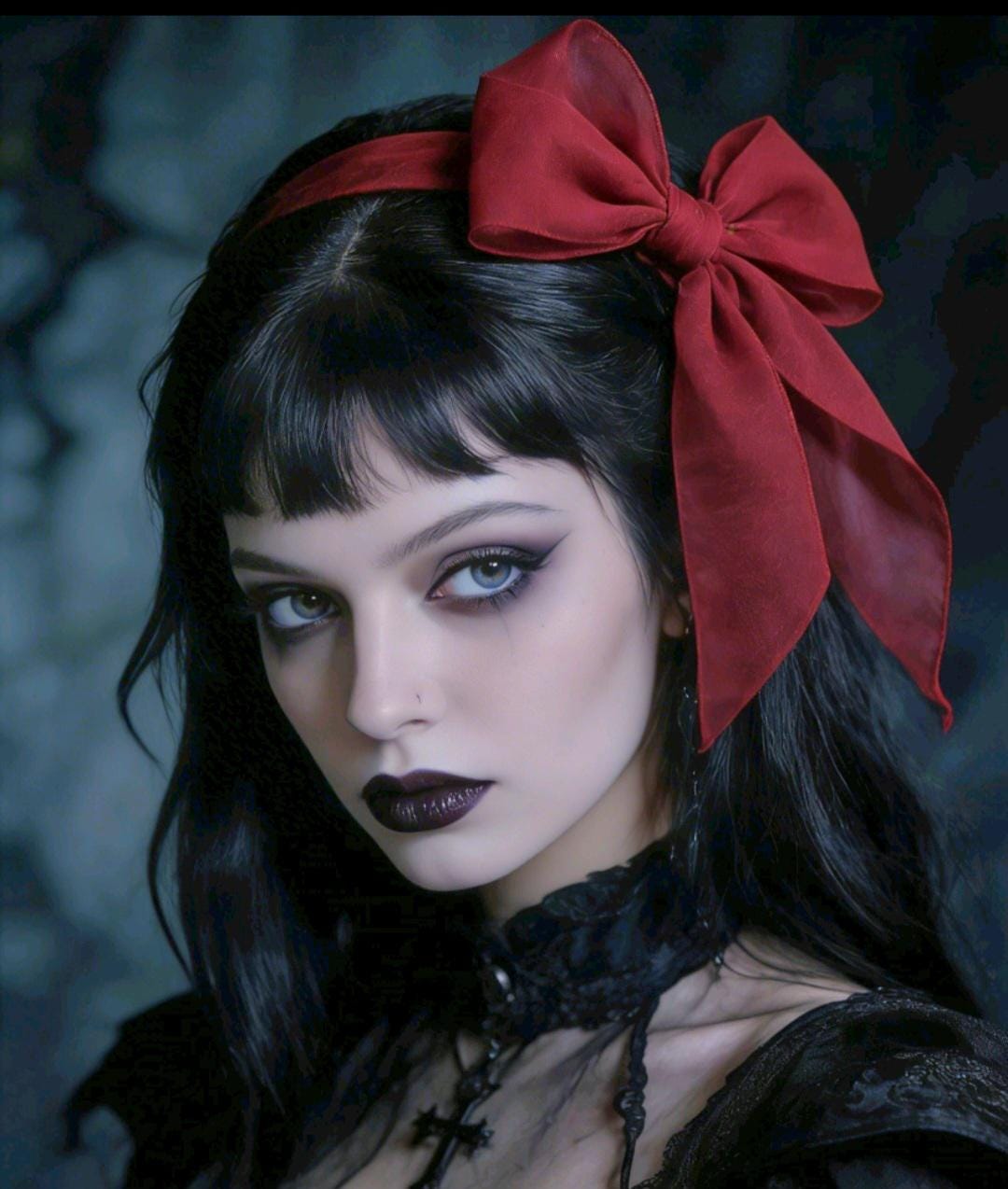 Sheer Deep Red Cravat Tie, Pussy Bow - Steampunk Victorian Costume Wedding - Oh My Gothness