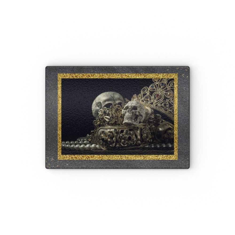 Skulls, Crowns and Jewels Chopping Board - Oh My Gothness