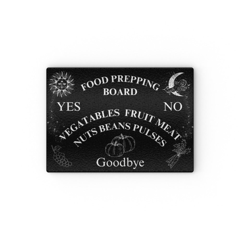 Tempered Heat Proof Glass Ouija Style Chopping Board - Oh My Gothness