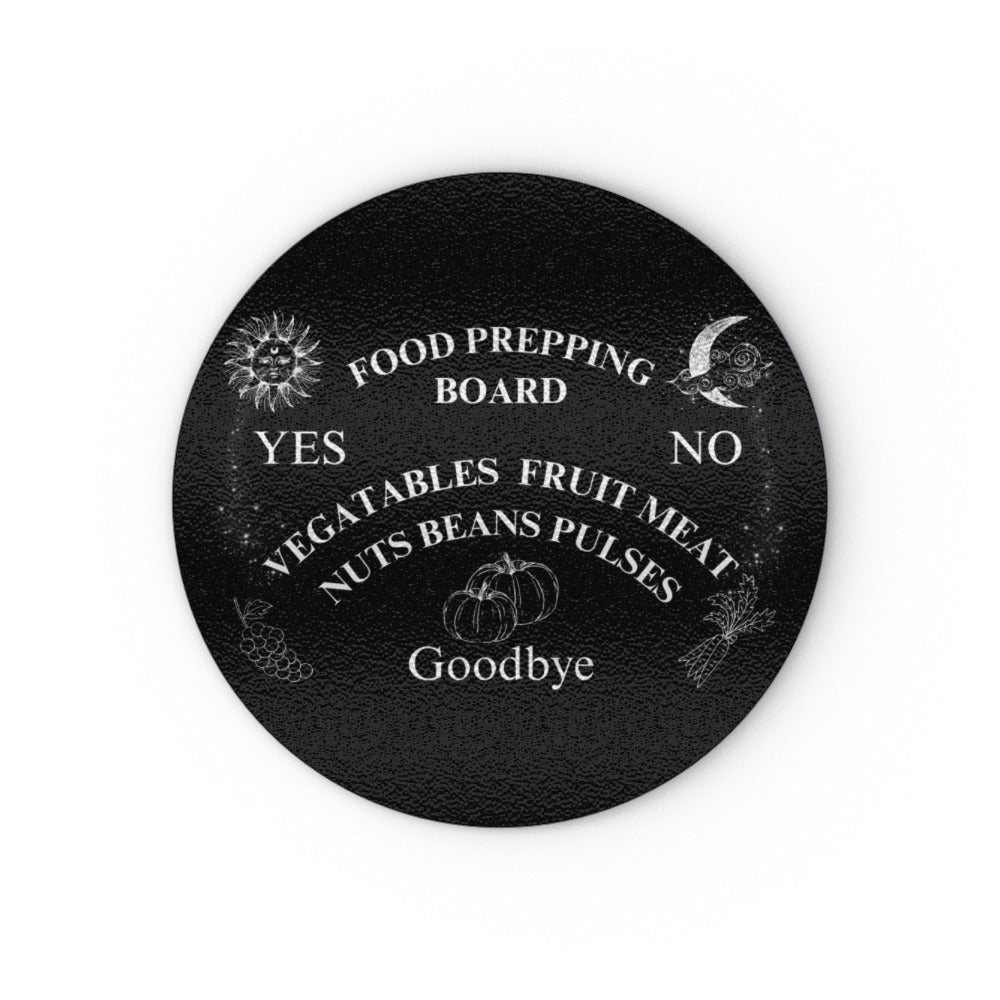 Tempered Heat Proof Glass Ouija Style Chopping Board - Oh My Gothness