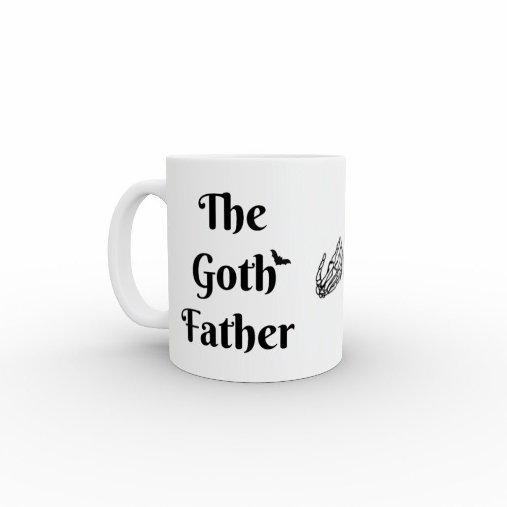 White 11 oz Cermaic Mug The Goth Father Mug Boxed Gift For Dad - Oh My Gothness