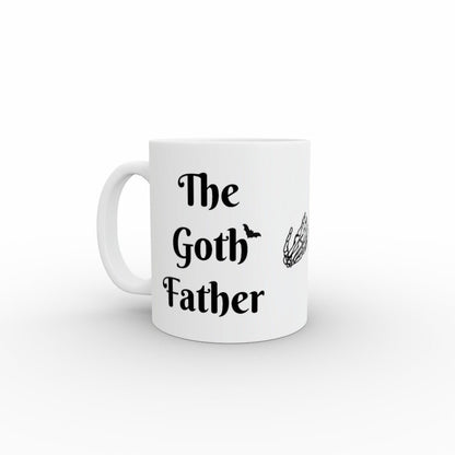 White 11 oz Cermaic Mug The Goth Father Mug Boxed Gift For Dad - Oh My Gothness