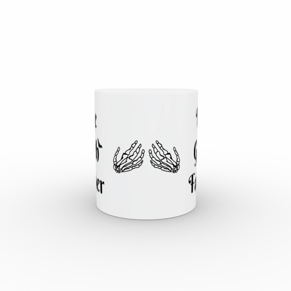 White 11 oz Cermaic Mug The Goth Father Mug Boxed Gift For Dad - Oh My Gothness