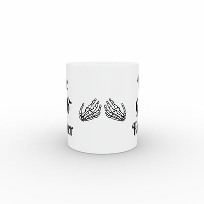 White 11 oz Cermaic Mug The Goth Father Mug Boxed Gift For Dad - Oh My Gothness